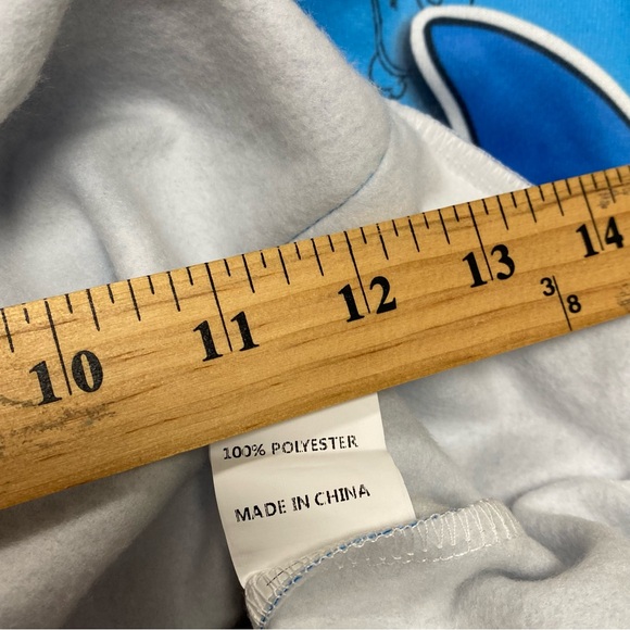 Blue Stitch‎ Hoodie “ Ohana means family” Size Medium - Picture 7 of 15